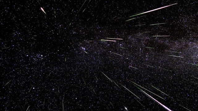 Ilustrasi hujan meteor. (Foto: NASA/JPL)
