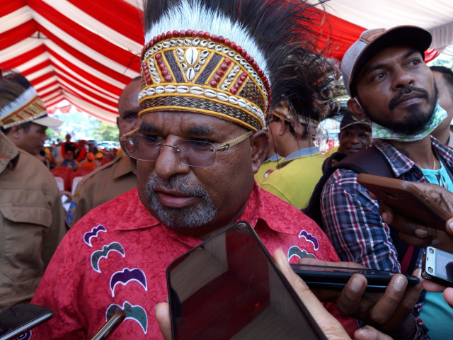Gubernur Papua, Lukas Enembe. (BumiPapua.com/Imelda)