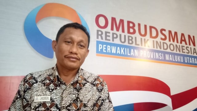 Kepala Ombudsman Perwakilan Maluku Utara, Sofyan Ali. Foto: Rajif Duchlun/cermat