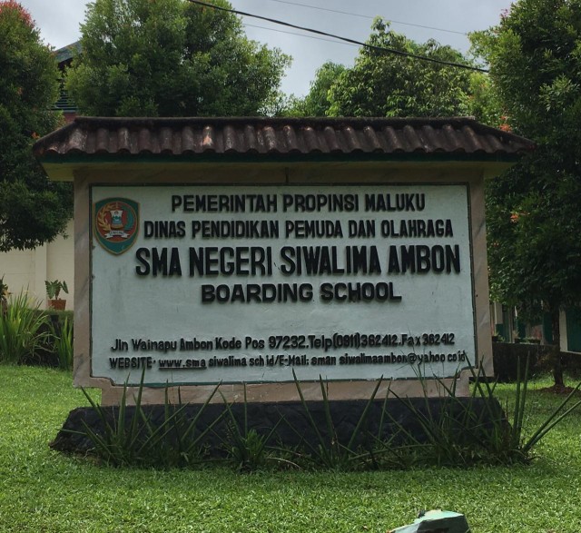 SMA Negeri Siwalima Ambon (9/10). Dok : Lentera Maluku