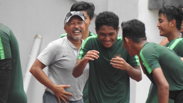 Timnas U-19 Indonesia menjalani fun game di sela-sela pemusatan latihan. Foto: Dok. PSSI