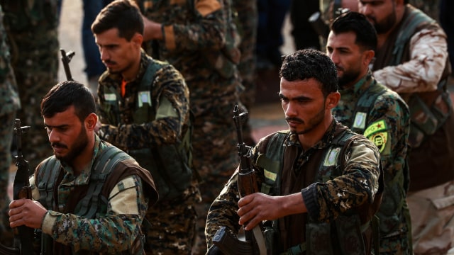 Pasukan YPG Kurdi di Suriah Foto: AFP/Delil Souleiman