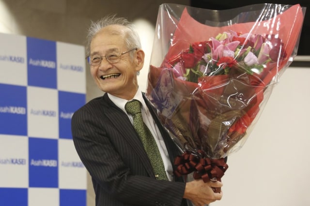 Akira Yoshino, ilmuwan pengembang baterai lithium-ion yang meraih Hadiah Nobel Kimia 2019.