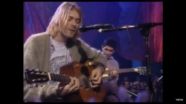 Kurt Cobain di 'MTV Unplugged' dok YouTube Nirvana