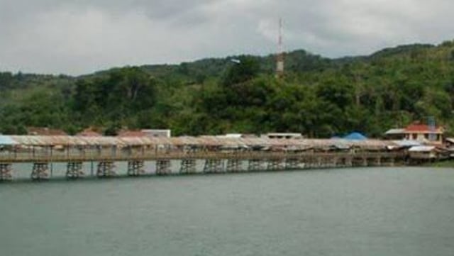 Jembatan Yondo Mpamona di Tentena, Kecamatan Pamona Puselemba, Kabupaten Poso, Sulteng. Foto: Istimewa