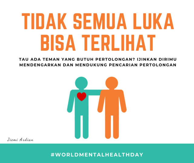 World Mental Health Day Foto: Dok. Jiemi Ardian