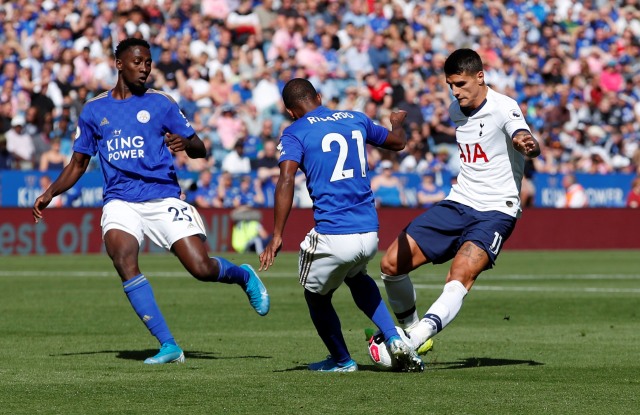 Ndidi dan Pereira, aset penting Leicester City. Foto:  Reuters/Andrew Boyers
