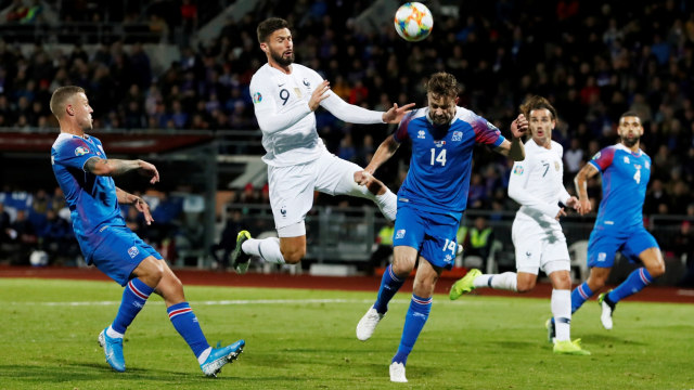 Prancis vs Islandia