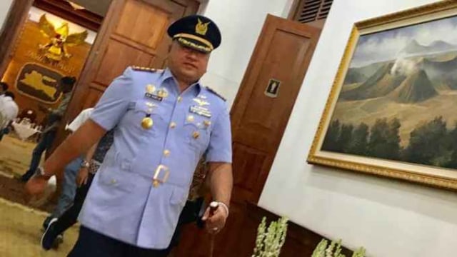 Komandan Lanud Muljono Surabaya Kolonel Pnb Budi Ramelan. Foto: ANTARA