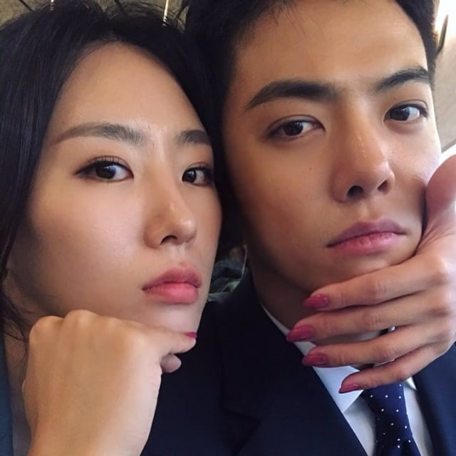 Kangnam dan Lee Sang Hwa Foto: Instagram/@kangkangnam