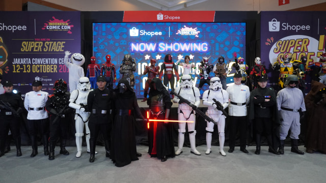 Pembukaan parade Indonesia Comic Con 2019 (Foto: Andri/PSR)