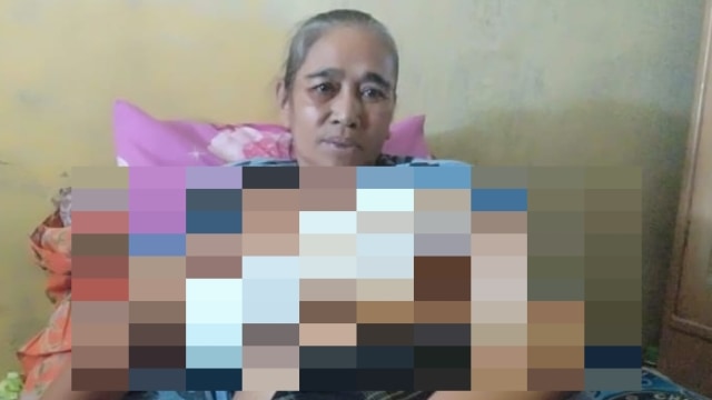 Zulaeha (40), penderita kanker payudara di Kabupaten Parigi Moutong. Foto: Istimewa