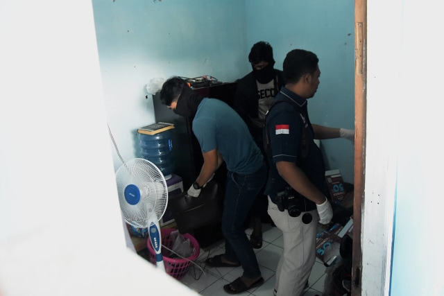 Barang bukti, Teroris, Tambun, Bekasi