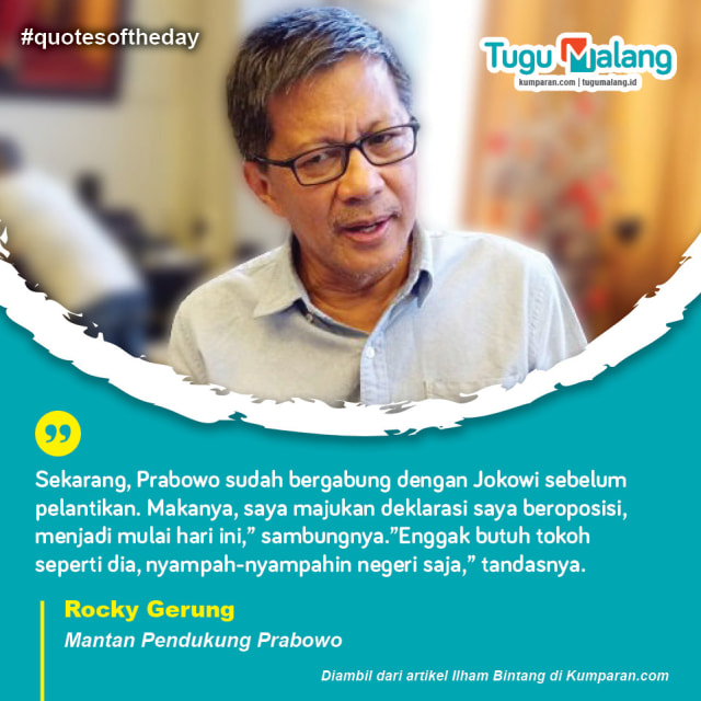 Krispi: Komentar Rocky Gerung yang Tak Lagi Sejalan dengan Prabowo (25210)
