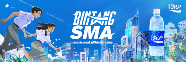 Poster ajang Bintang SMA Pocari Sweat.