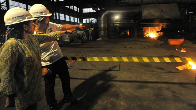 Jelaskan Masalah Pabrik Blast Furnace, Dirut Krakatau Steel Diusir DPR (1)