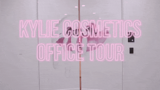 Kylie Official office tour. Foto: Twitter/ @kyliecosmetics