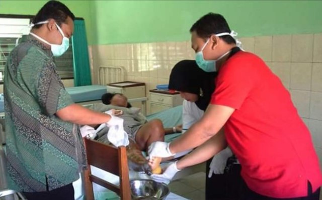 Suasana perawatan pasien ODGJ di RSJ Menur Surabaya. Foto-foto: Masruroh/Basra