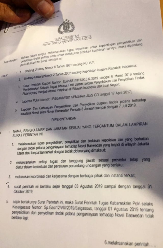 Alasan Polri Tak Ungkap Perkembangan Kasus Novel: Nanti Pelaku Kabur (720)