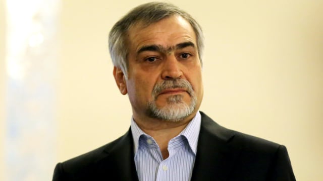 Adik Presiden Iran, Hossein Fereydoun. Foto: AFP/ATTA KENARE