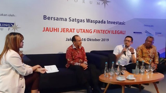 Diskusi Satgas Waspada Investasi, Jakarta, Rabu (16/10/2019). Foto: Dok. Indosterling Forum