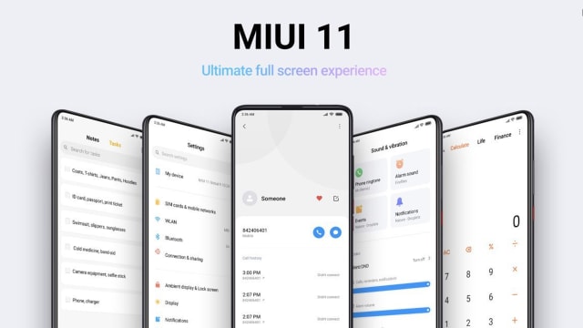 Antaramuka MIUI 11 dari Xiaomi. Foto: Xiaomi