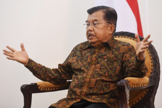 Mantan Wakil Presiden Jusuf Kalla. Foto: FOTO/Akbar Nugroho Gumay