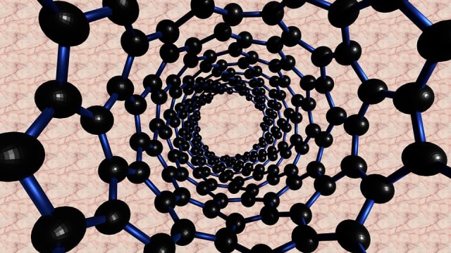 Ilustrasi Carbon Nanotube. Sumber Gambar : Pixabay