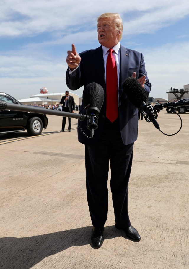 Presiden Amerika Serikat Donald Trump Foto: Reuters/Jonathan Ernst