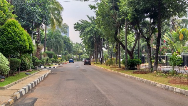 Suasana komplek menteri Kompleks Widya Chandra, Jakarta. Jumata (18/10/2019). Foto: Fadjar Hadi/kumparan