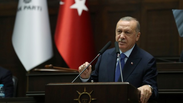 Presiden Turki Recep Tayyip Erdogan Foto: Reuters/Mustafa Kamaci/Presidential Press Office