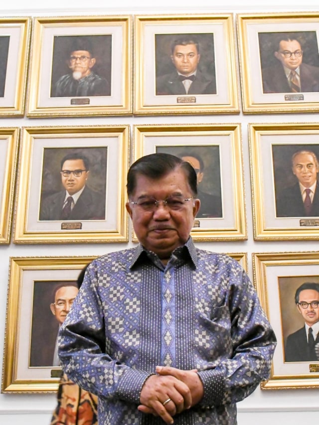 Wakil Presiden Jusuf Kalla meresmikan Lembaga Dana Kerja Sama Pembangunan Internasional di Gedung Pancasila, Kementerian Luar Negeri, Jumat (18/10/2019). Foto: ANTARA FOTO/Galih Pradipta
