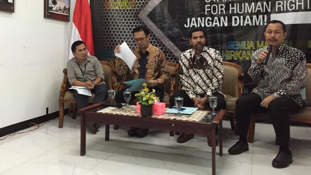 Konferensi pers Komnas HAM di kantor Komnas HAM, Jumat (18/10). Foto:  Abyan Faisal Putratama/kumparan 