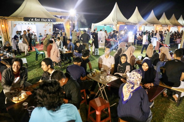 Susana di Coffee Festival 2019 Banda Aceh di Lapangan Blang Padang. Foto: Suparta/acehkini