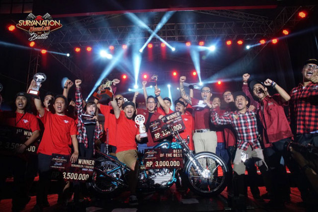 Pemenang best of the best Suryanation Motorland Surabaya 2019. Foto: dok. Suryanation