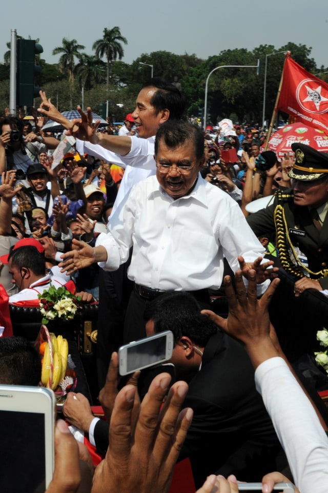 Beda Cara Relawan Rayakan Pelantikan Jokowi di 2014 dan 2019 (47274)