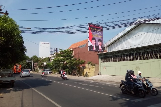 Suasana lenggang di sekitar lokasi rumah Joko Widodo di Solo saat pelantikan Presiden dan Wakil Presiden. Foto: kumparan 