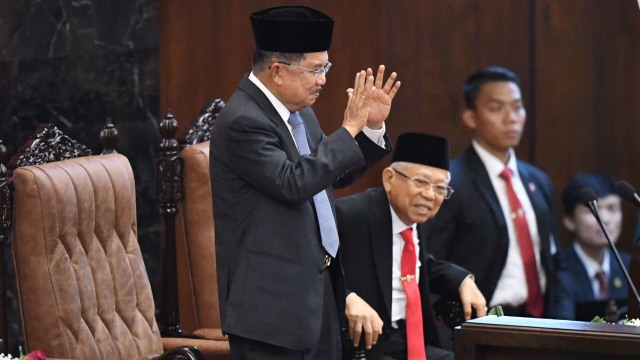 Pelantikan Presiden 2019, Ma'ruf Amin dan Jusuf Kalla