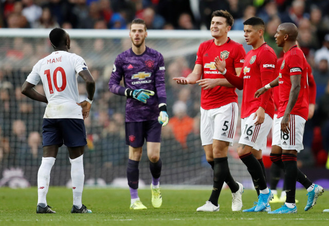 Pertandingan Manchester United vs Liverpool di Old Trafford, Manchester, Inggris, Minggu (20/10/2019). Foto: REUTERS/Russell Cheyne