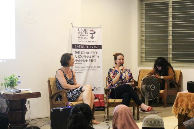 Salah satu rangkaian 'Satellite Events' Ubud Writers & Readers Festival di Surabaya pada 2016 dok UWRF