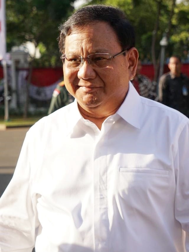 Prabowo Subianto tiba di Istana Negara, Senin (21/10/2019). Foto: Kevin S. Kurnianto/kumparan