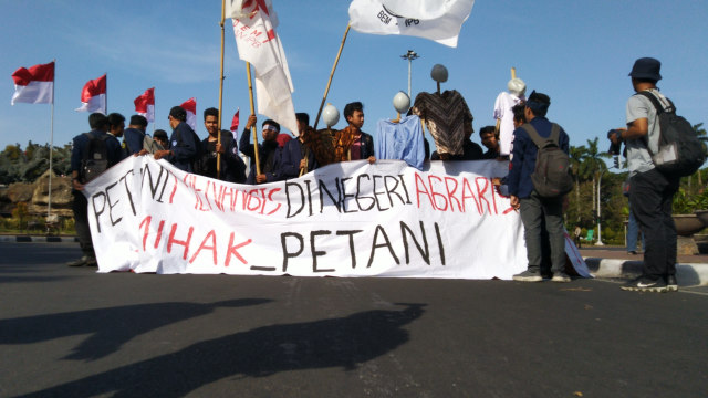 Aksi Mahasiswa di Jalan Merdeka, Jakarta