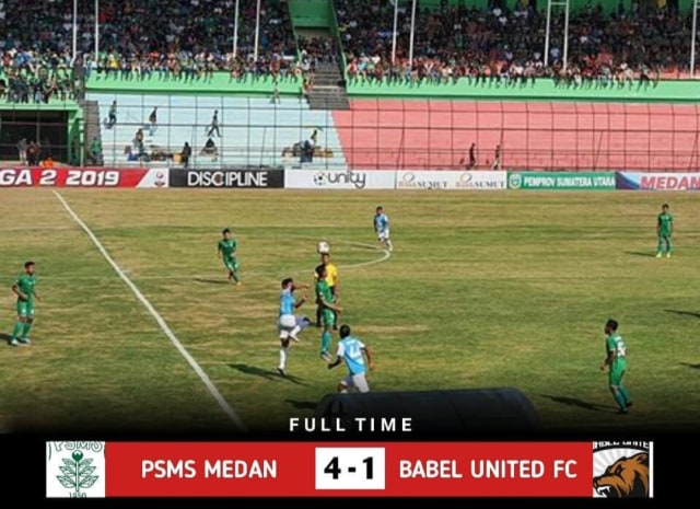 Tekuk Babel United 4-1, PSMS Medan Otw Liga 1