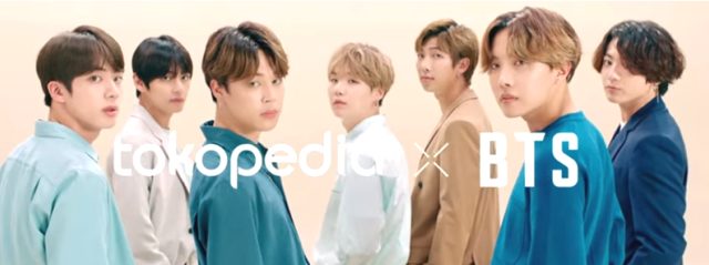 BTS dalam iklan milik Tokopedia | Photo from Tokopedia on Youtube