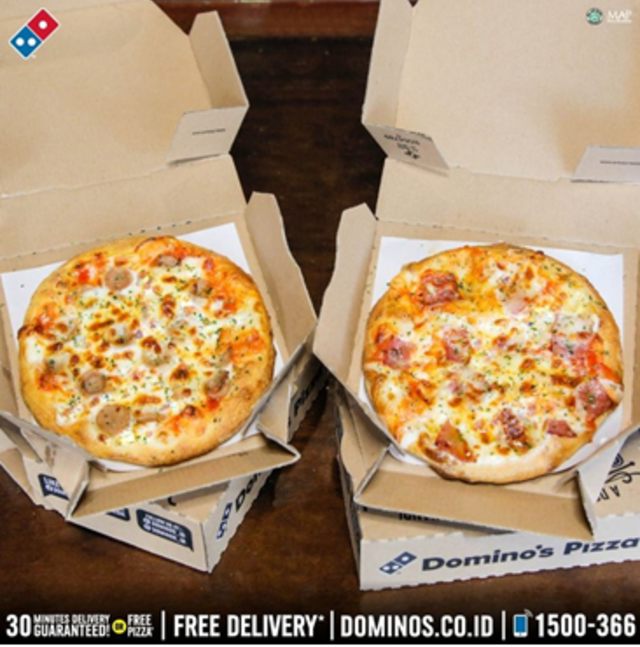 Domino's Pizza | Photo by @dominos_id on Instagram