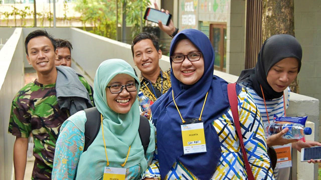 Para guru saling berbagi dan belajar di Temu Pendidik Nusantara. Foto: Dok. Panitia TPN