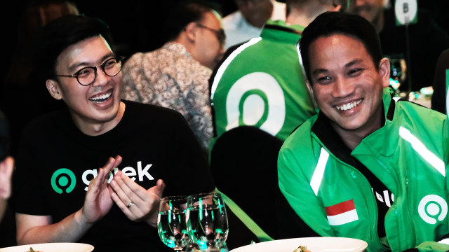 Kevin Aluwi, Co-Founder Gojek, dan Andre Soelistyo, Presiden Gojek Grup. Foto: Gojek