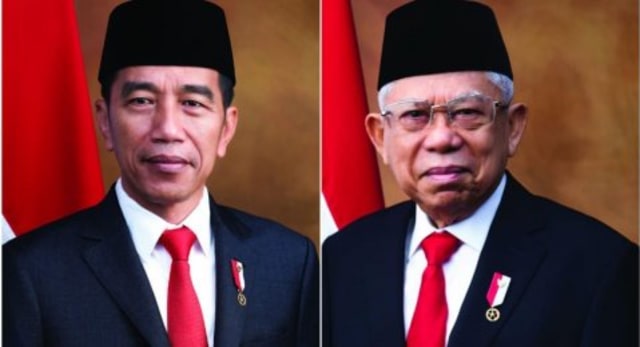 Presiden Joko WIdodo - Wakil Presiden KH Makruf Amin