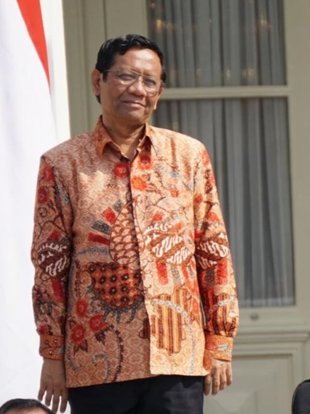 Menkopolhukam, Mahfud MD saat perkenalan Menteri Kabinet Indonesia Maju di Istana Kepresidenan, Jakarta.  Foto: Kevin S. Kurnianto/kumparan 