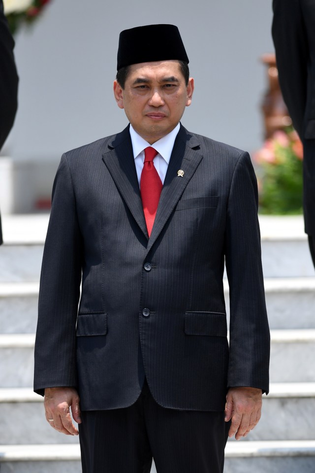 Menteri Perdagangan Agus Suparmanto di Istana Merdeka, Jakarta.  Foto:  ANTARA FOTO/Wahyu Putro A